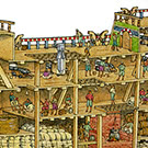 Galleon Cutaway